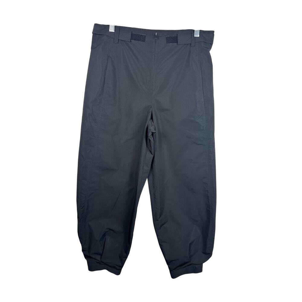 Maria Cornejo Barrell Nylon Polyester Zipper Front Pant Size 8 Black EUC